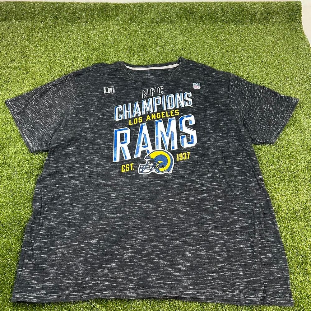 Nfl Men's Grey and Black T-shirt